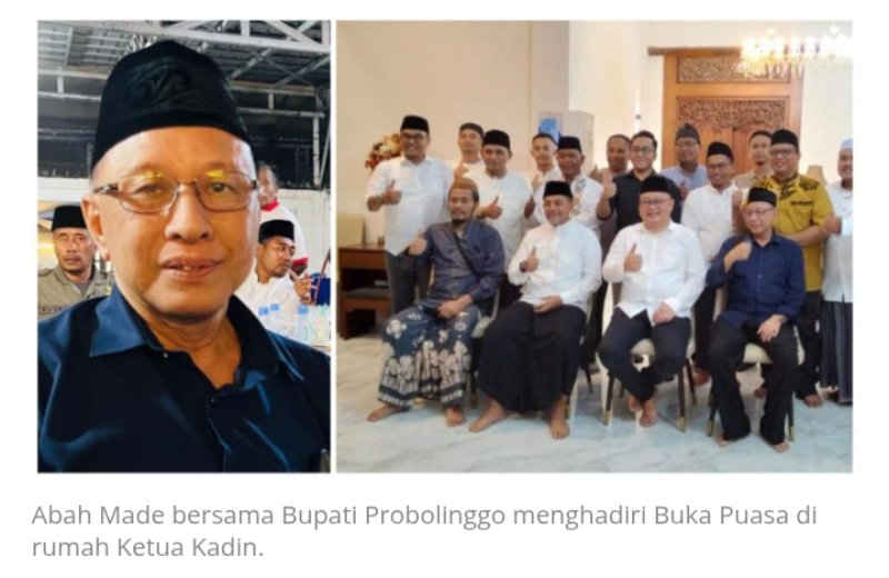 kadin-probolinggo-Bupati Probolinggo Buka Puasa di Rumah Ketua Kadin Ini Respons Abah Made