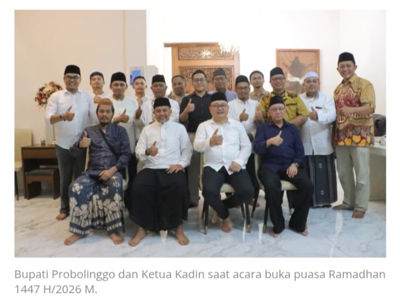 kadin-probolinggo-Bupati Probolinggo Buka Puasa di Rumah Ketua Kadin Siapkan Lulusan Sekolah Terampil di Dunia Kerja