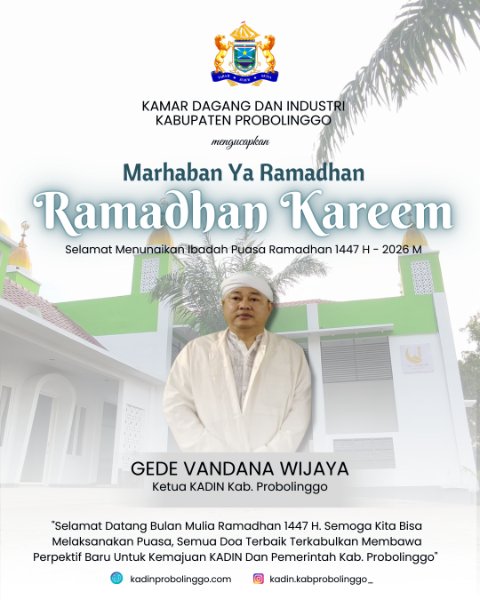 kadin-probolinggo-Sambut Bulan Suci Ketua KADIN Kabupaten Probolinggo Gede Vandana Wijaya Sampaikan Pesan Harapan dan Keberkahan