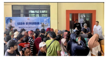 Wujud Kepedulian Dunia Usaha, Kadin Jatim Bagikan Daging Qurban kepada 1750 Penerima